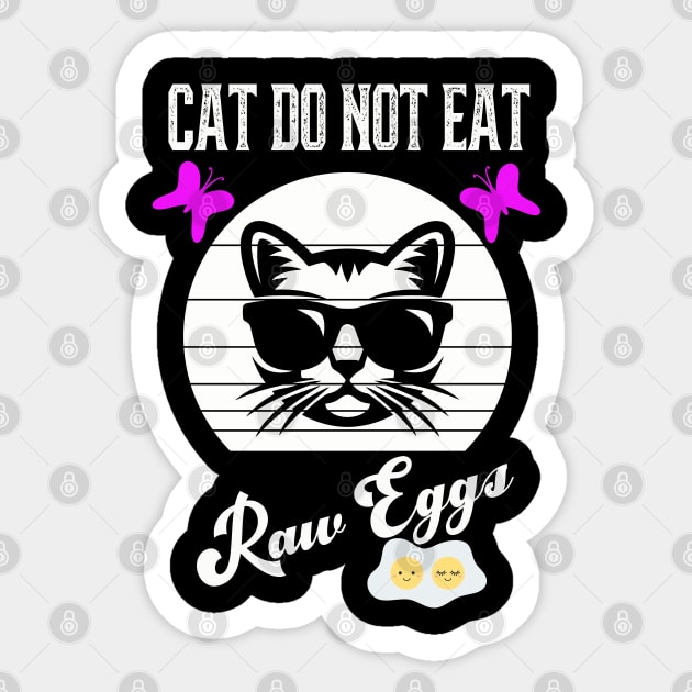 Cats and raw on sale eggs